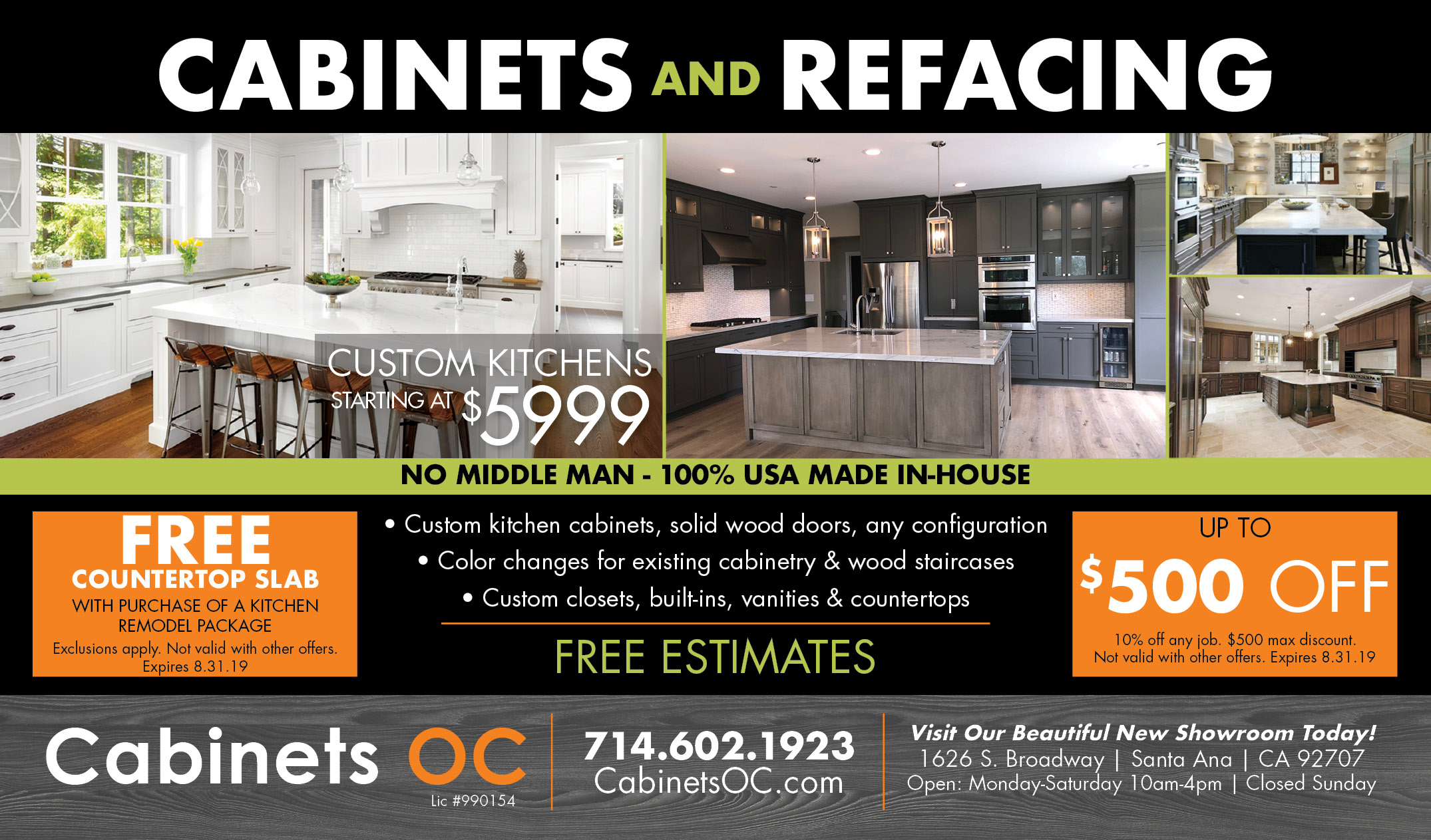 Cabinets OC